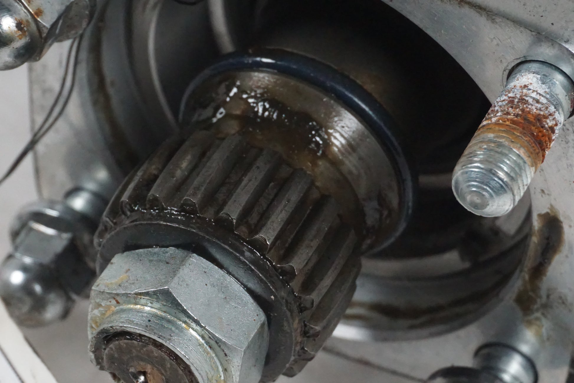 Extrabild1 på Slutväxel från en Kawasaki VN 1500 -1999 motorcykel.