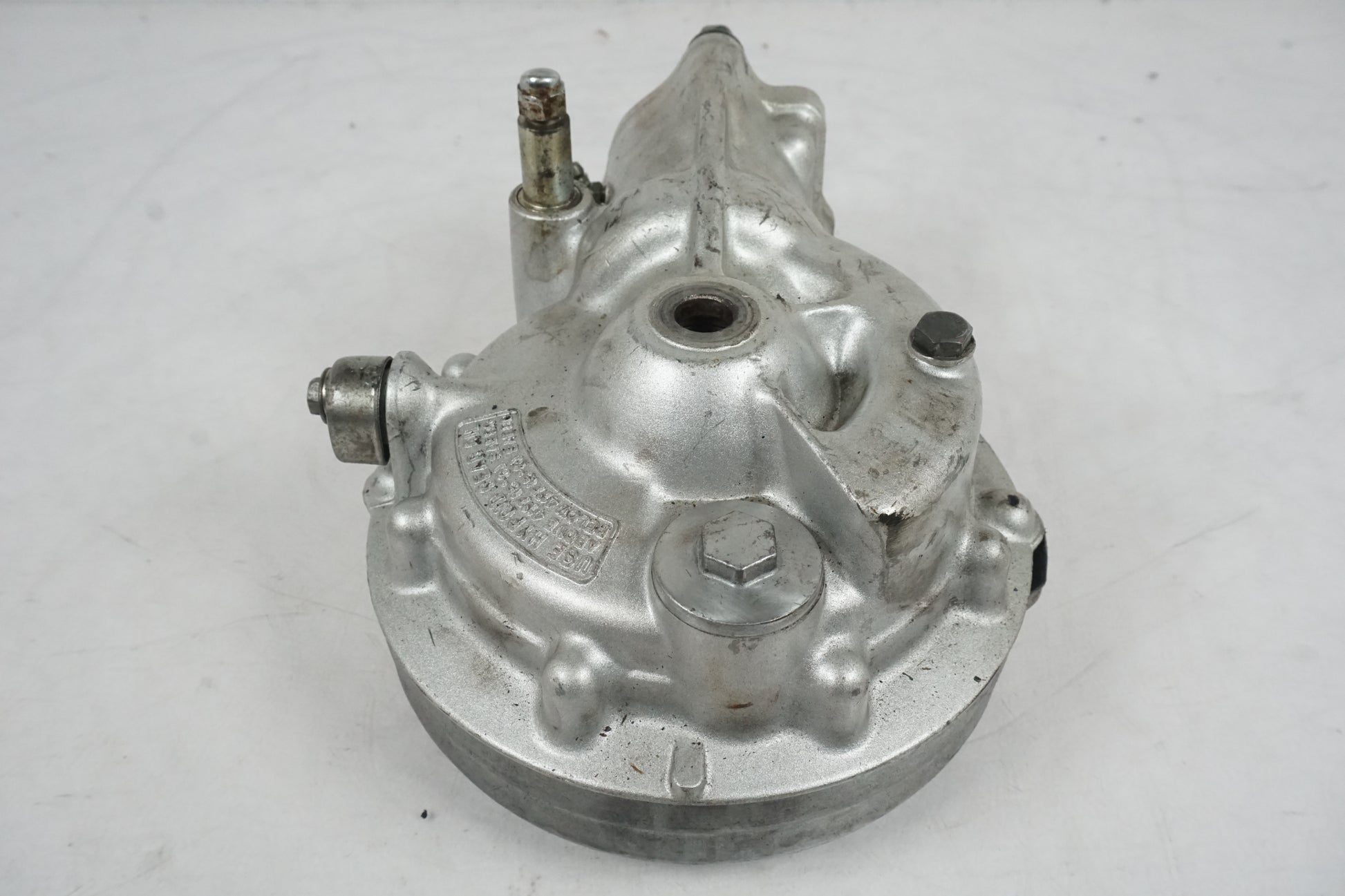 Vänster sida på Slutväxel från en Honda CX 500 -1982 motorcykel.