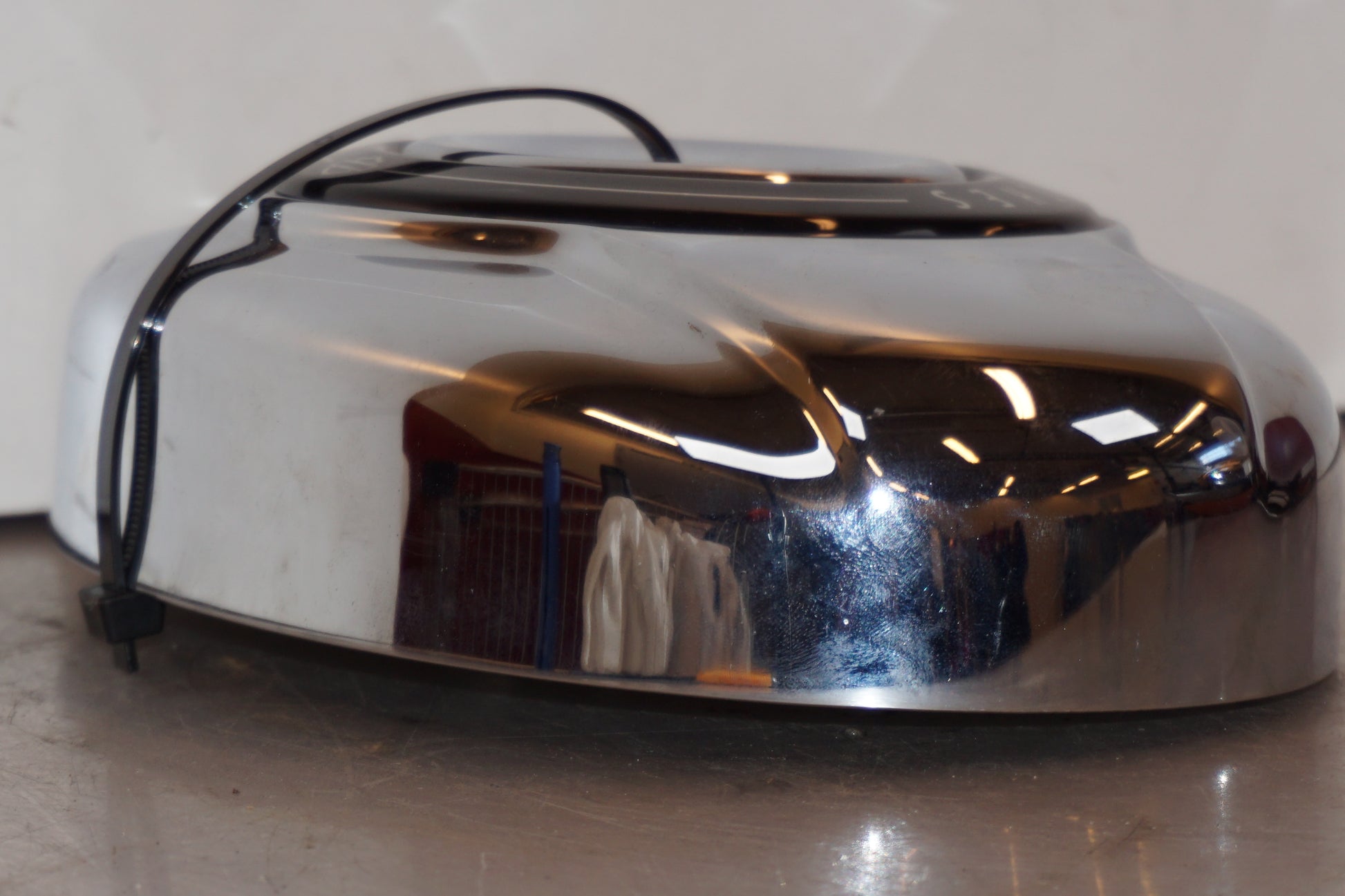 Snett uppifrån på Luftburksdekor från en H-D Harley diverse -2012 motorcykel.