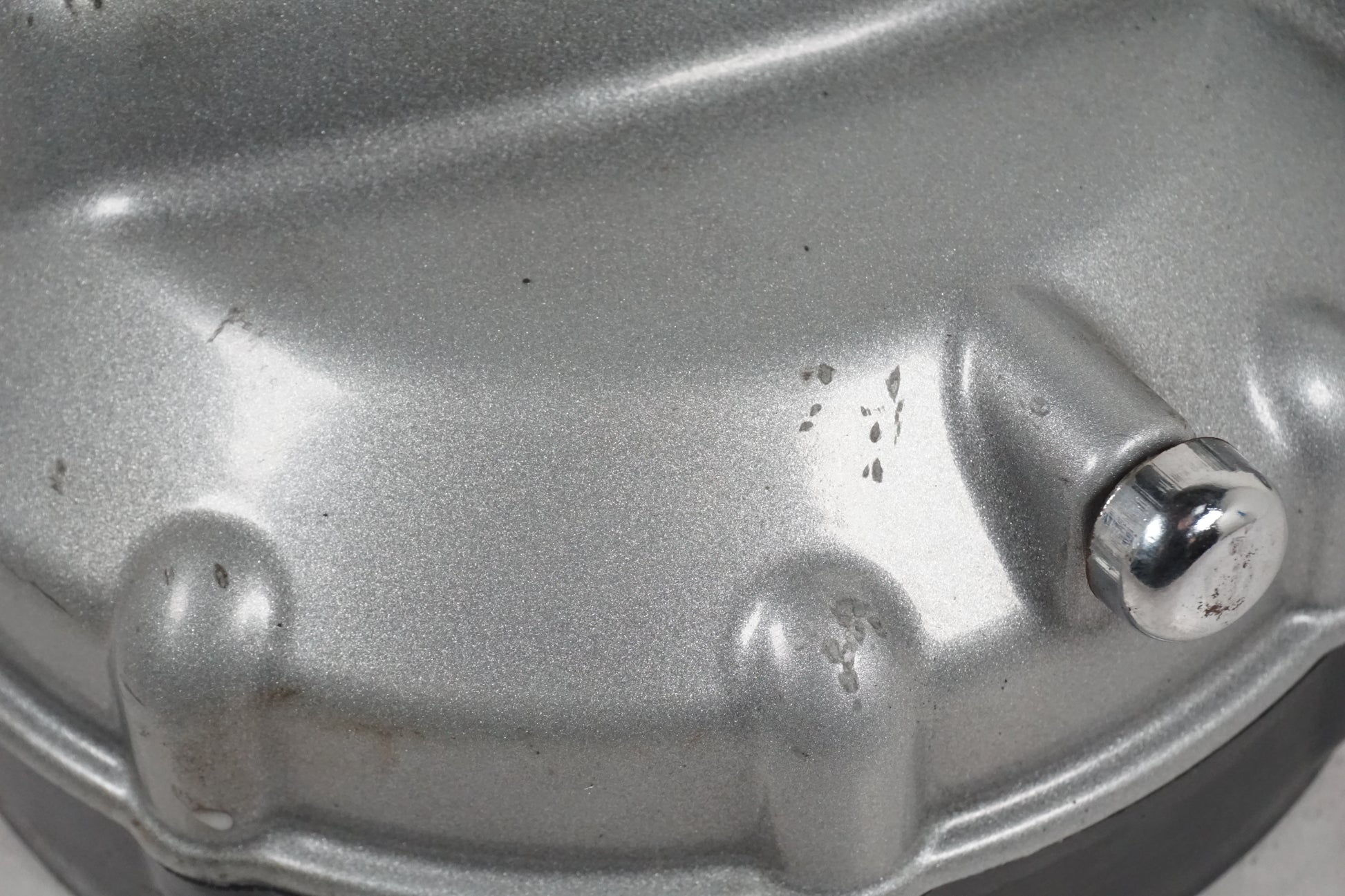 Vänster sida på Slutväxel från en Triumph Rocket III -2011 motorcykel.