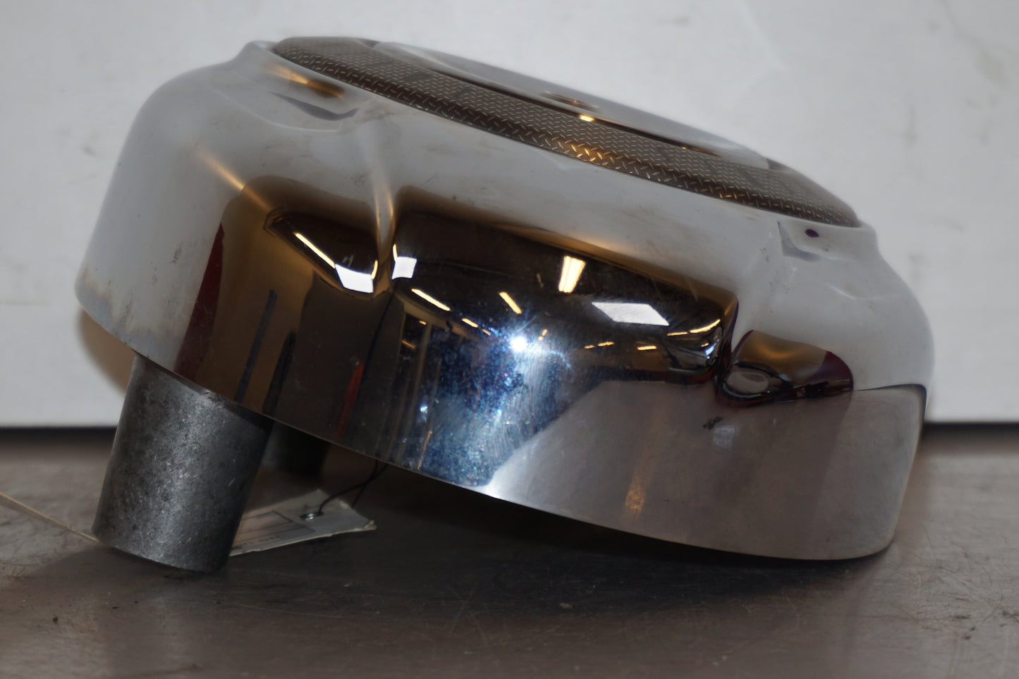 Snett uppifrån på Luftburk från en H-D Touring Ultra Classic FLHTCU/I -2009 motorcykel.