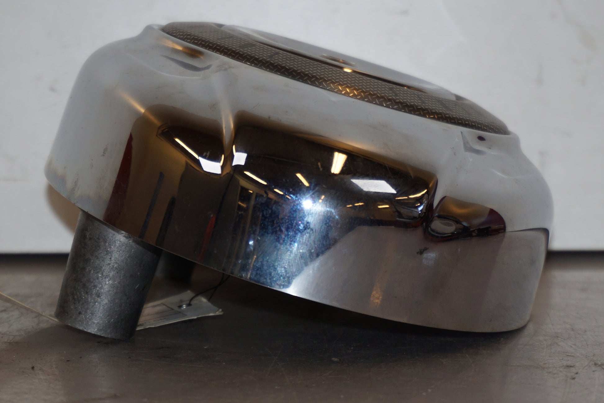 Snett uppifrån på Luftburk från en H-D Touring Ultra Classic FLHTCU/I -2009 motorcykel.