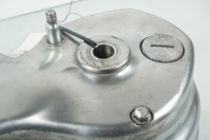 Snett uppifrån på Slutväxel från en Kawasaki VN 1500 Classic Tourer -2003 motorcykel.