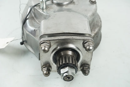 Snett nerifrån på Slutväxel från en Kawasaki VN 1500 Classic Tourer -2003 motorcykel.