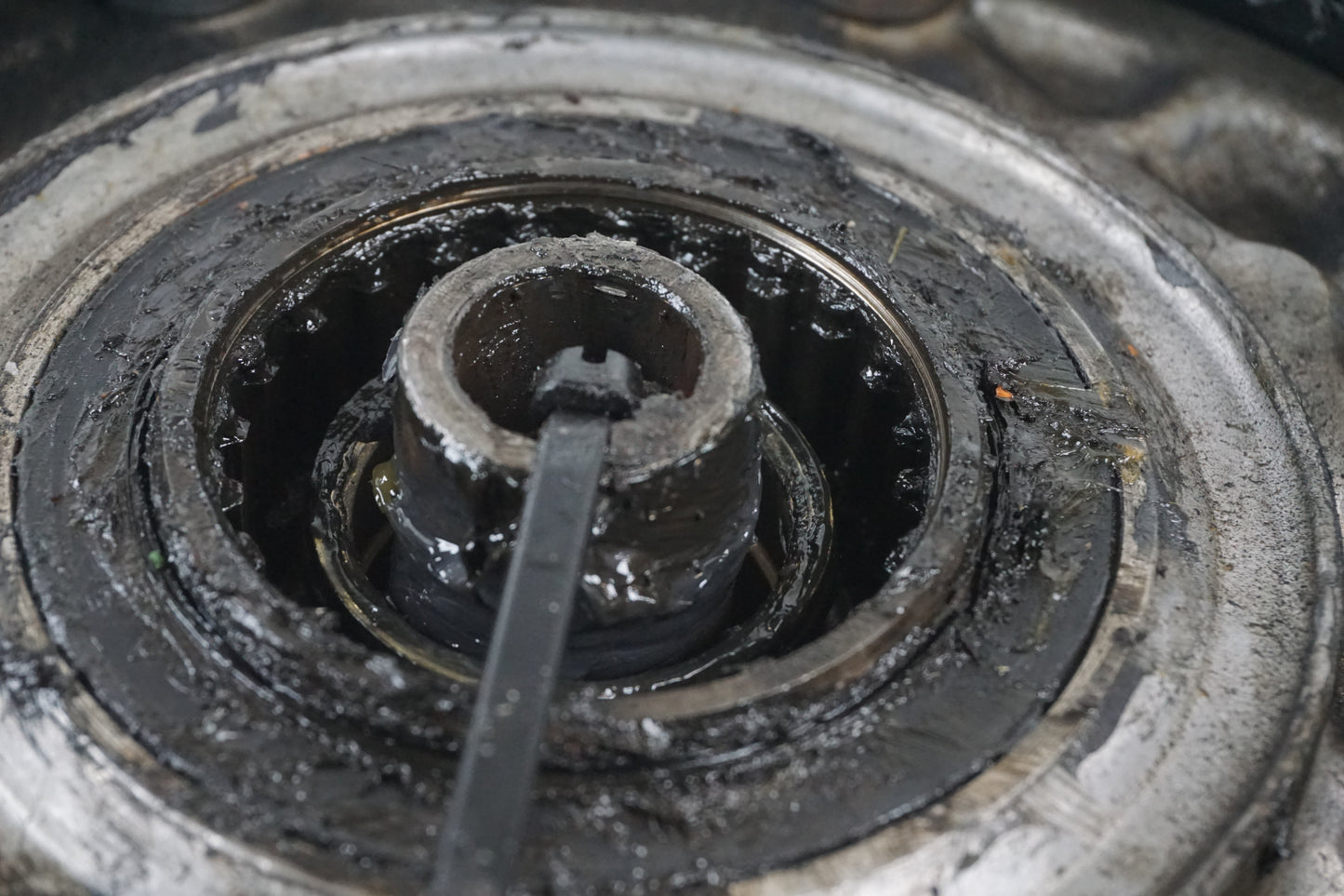 Extrabild2 på Slutväxel från en Honda VF 750 C -1983 motorcykel.