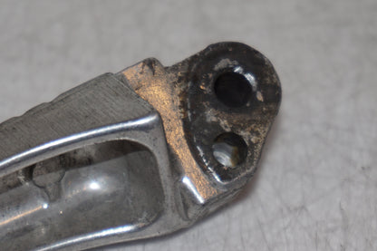 Snett uppifrån på Fotpinne från en Suzuki TL 1000 S -1997 motorcykel.