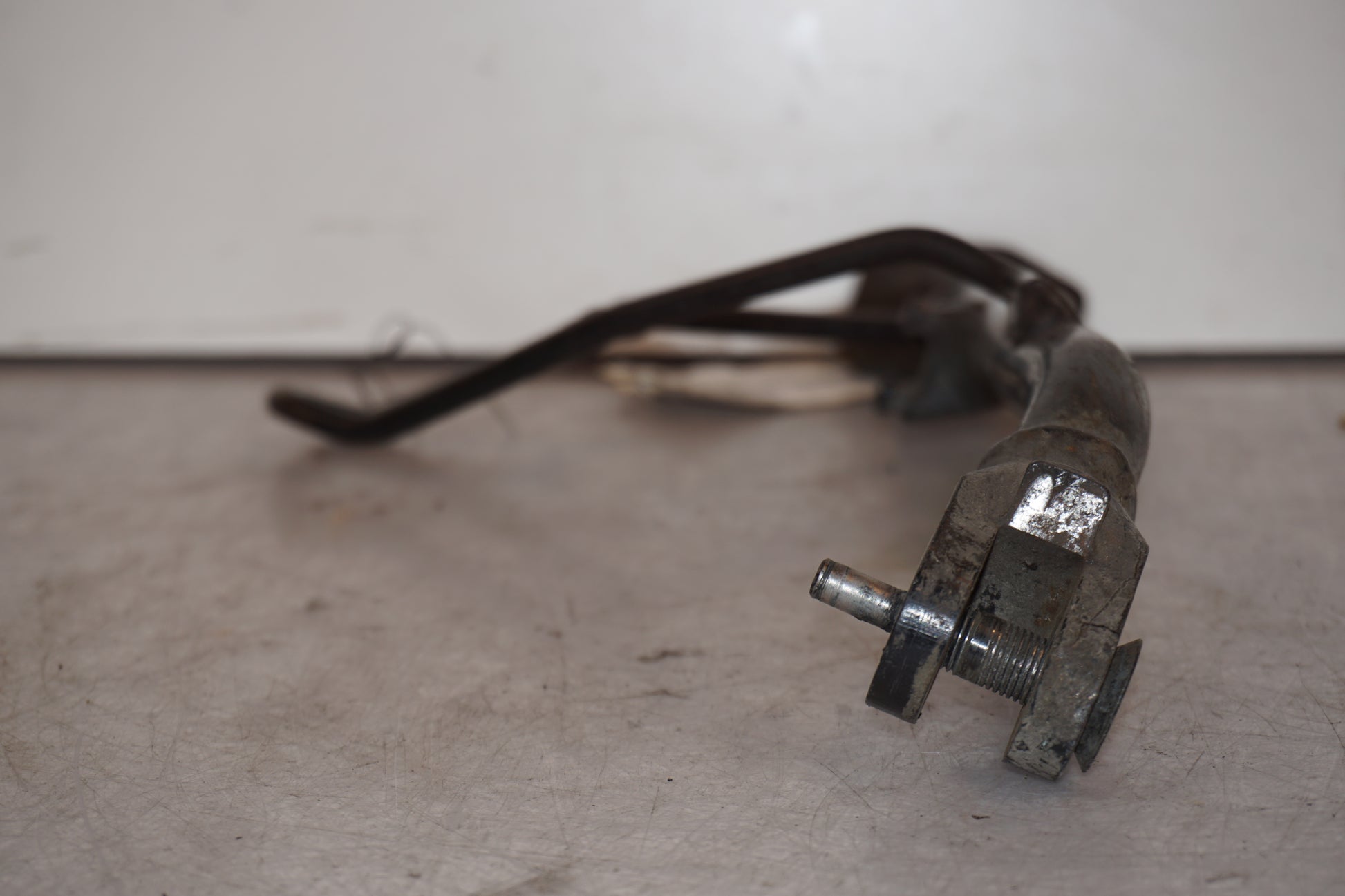 Höger sida på Sidostöd från en BMW R 1150 RT -2003 motorcykel.