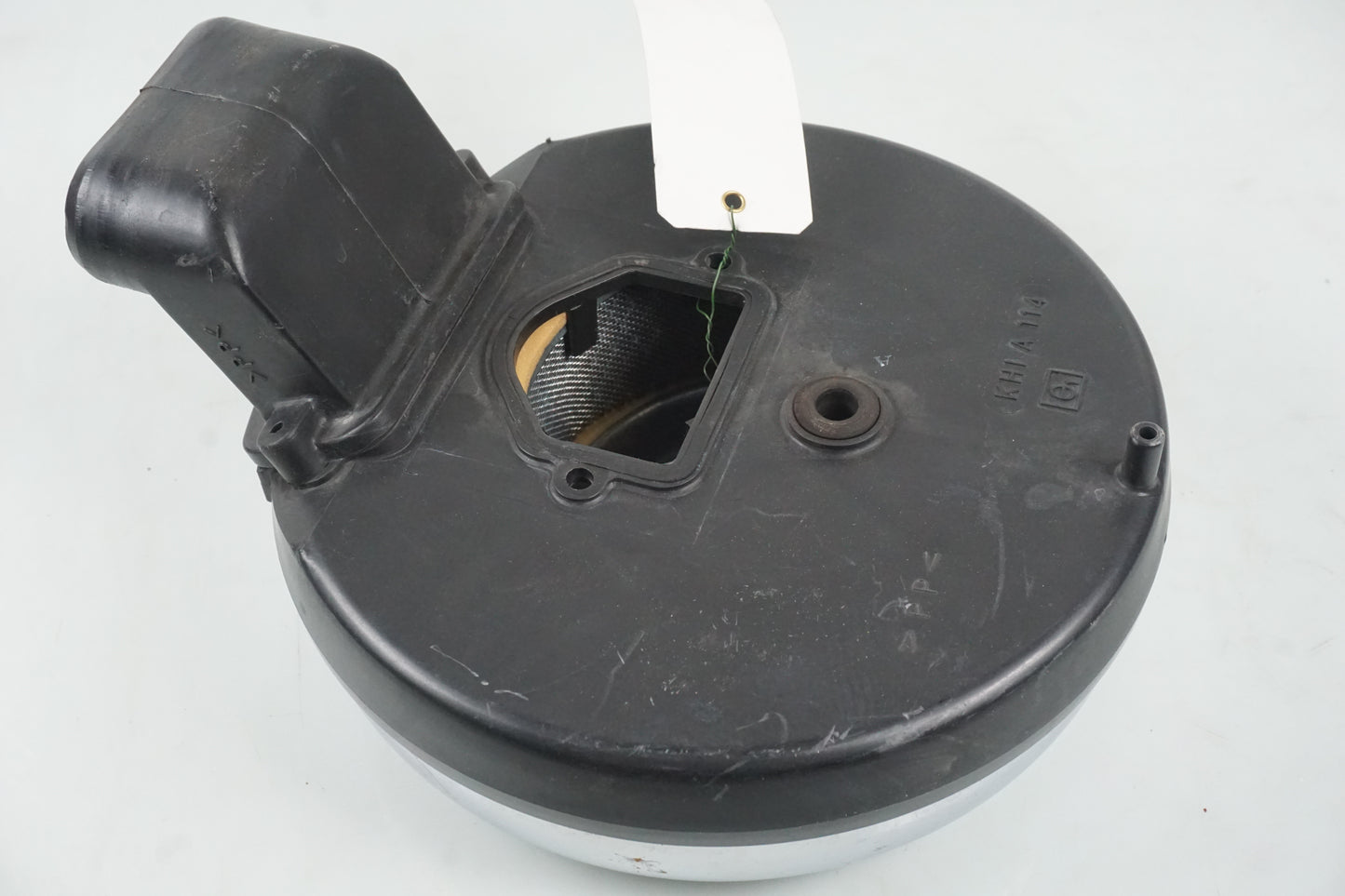 Snett uppifrån på Luftburk från en Kawasaki VN 1500 -1999 motorcykel.