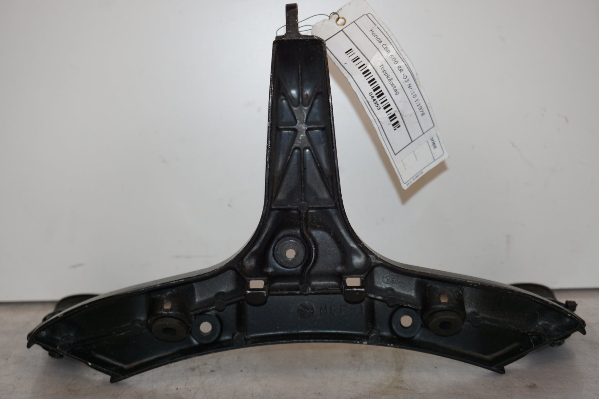 Höger sida på Toppkåpstag från en Honda CBR 600 RR -2003 motorcykel.