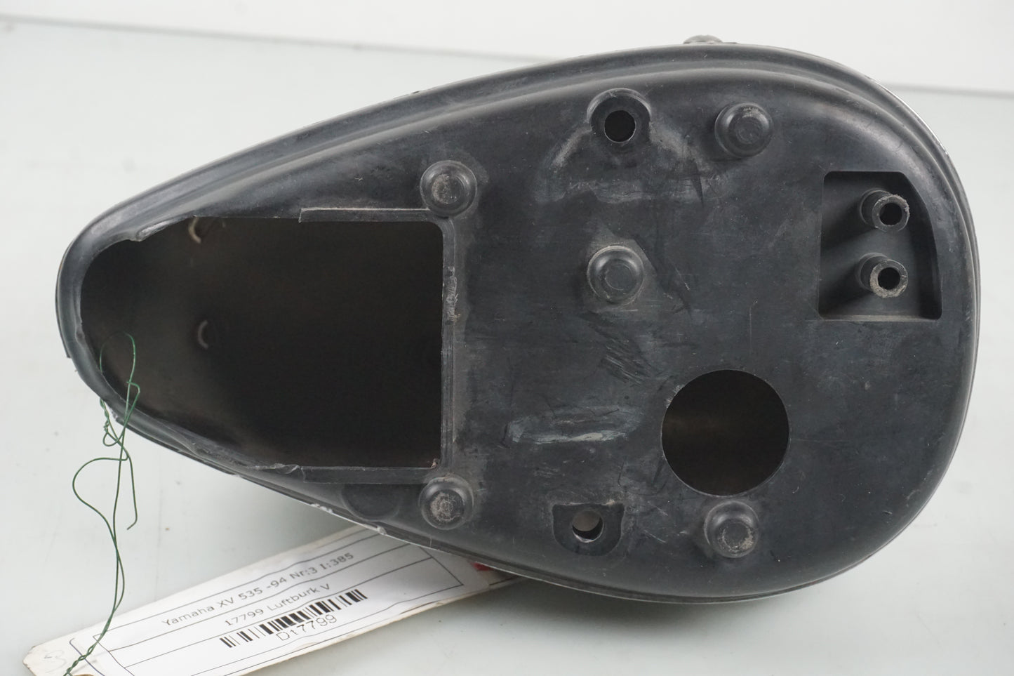 Snett uppifrån på Luftburk från en Yamaha XV 535 -1994 motorcykel.