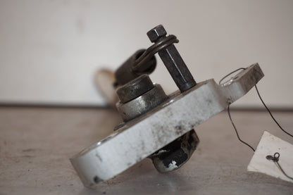 Höger sida på Sidostöd från en Triumph Daytona 675 -2006 motorcykel.