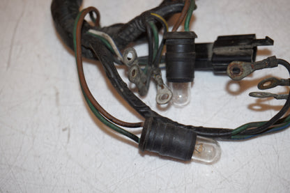 Snett uppifrån på Kontrollampor från en Honda XRV 750 -1993 motorcykel.