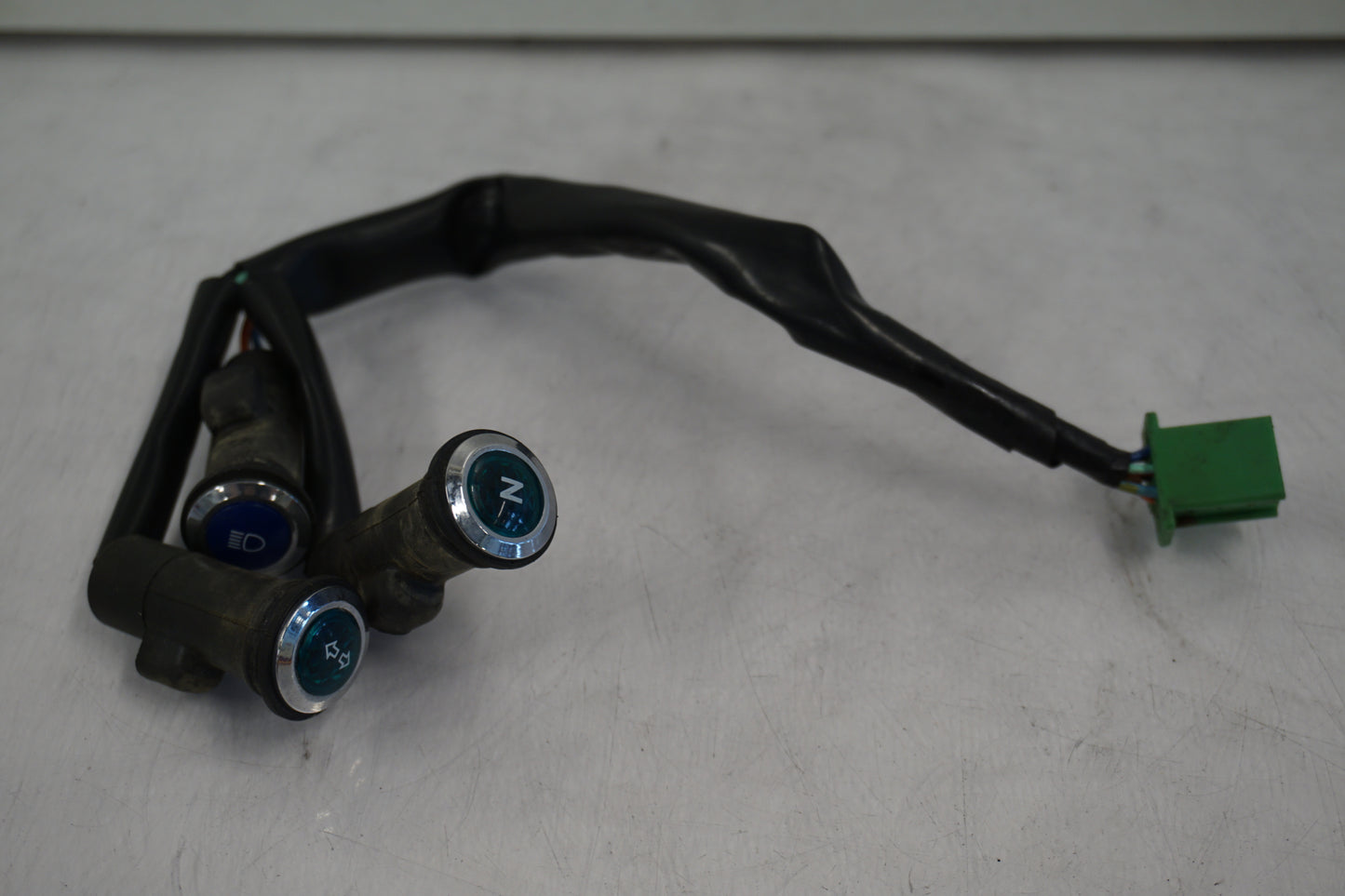 Framsidan på Kontrollampor från en Honda VT 750 -2008 motorcykel.