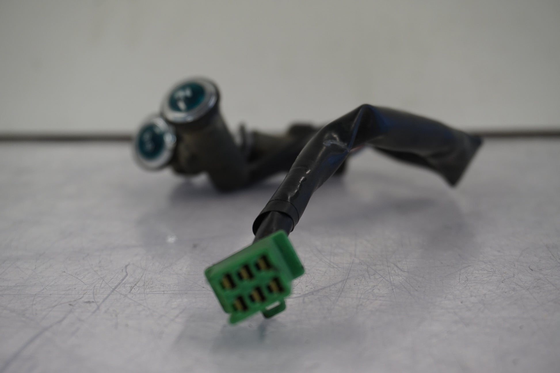 Baksidan på Kontrollampor från en Honda VT 750 -2008 motorcykel.