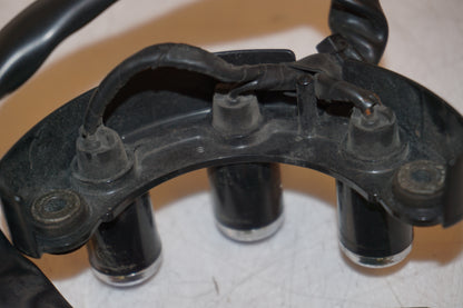 Snett uppifrån på Kontrollampor från en Honda VT 600 C -1994 motorcykel.