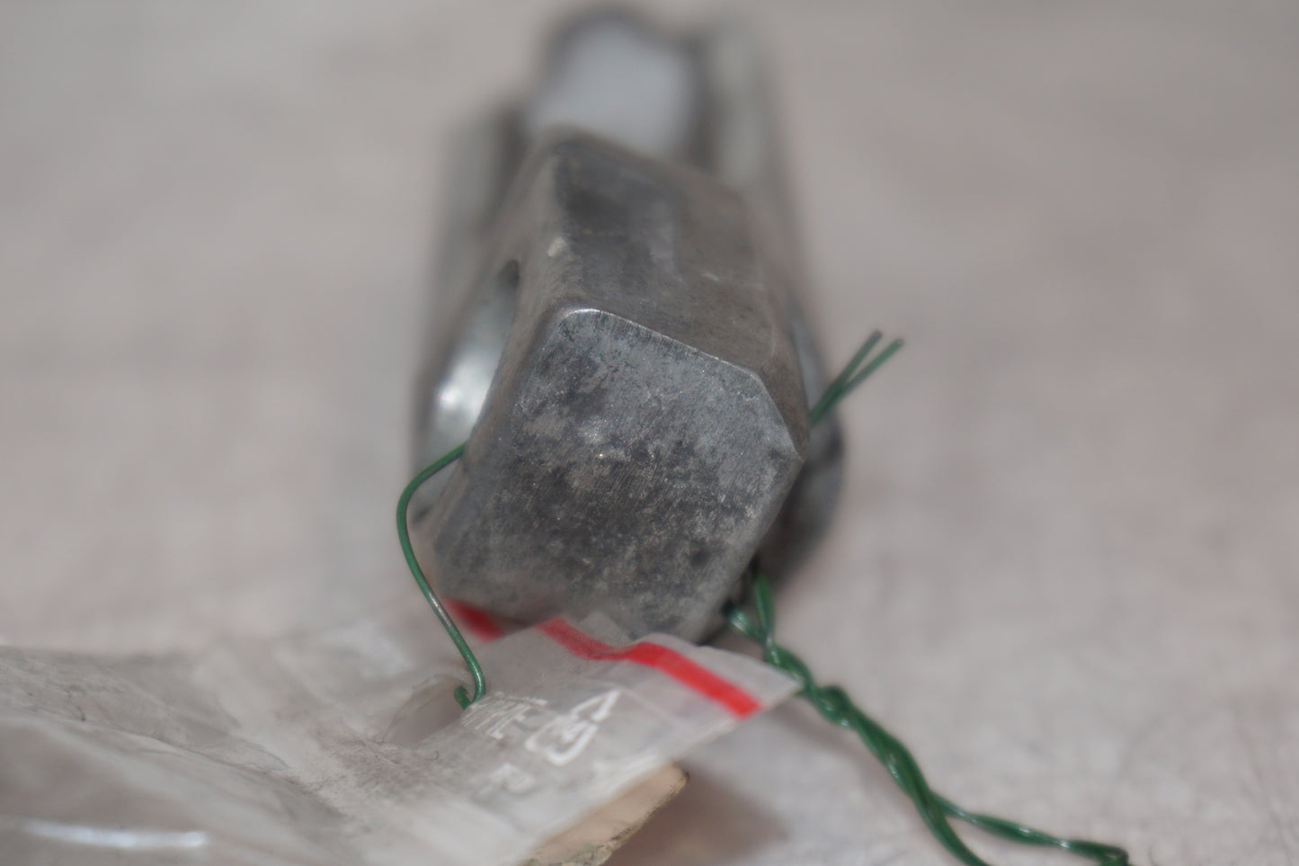 Snett uppifrån på Fotpinne från en Kawasaki ZX-6R -1997 motorcykel.