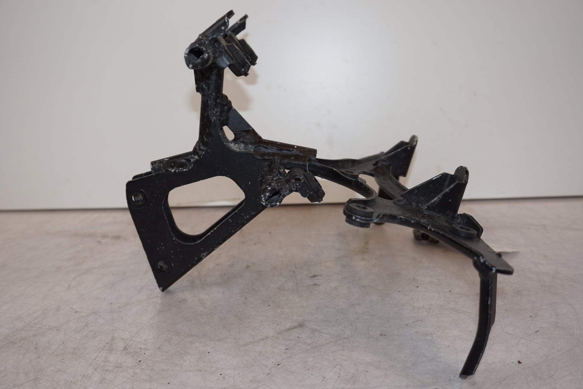 Snett uppifrån på Instrumentfäste från en Suzuki TL 1000 S -1997 motorcykel.