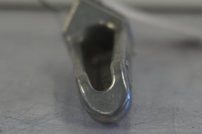 Snett uppifrån på Fotpinne från en Kawasaki ER-6N -2006 motorcykel.