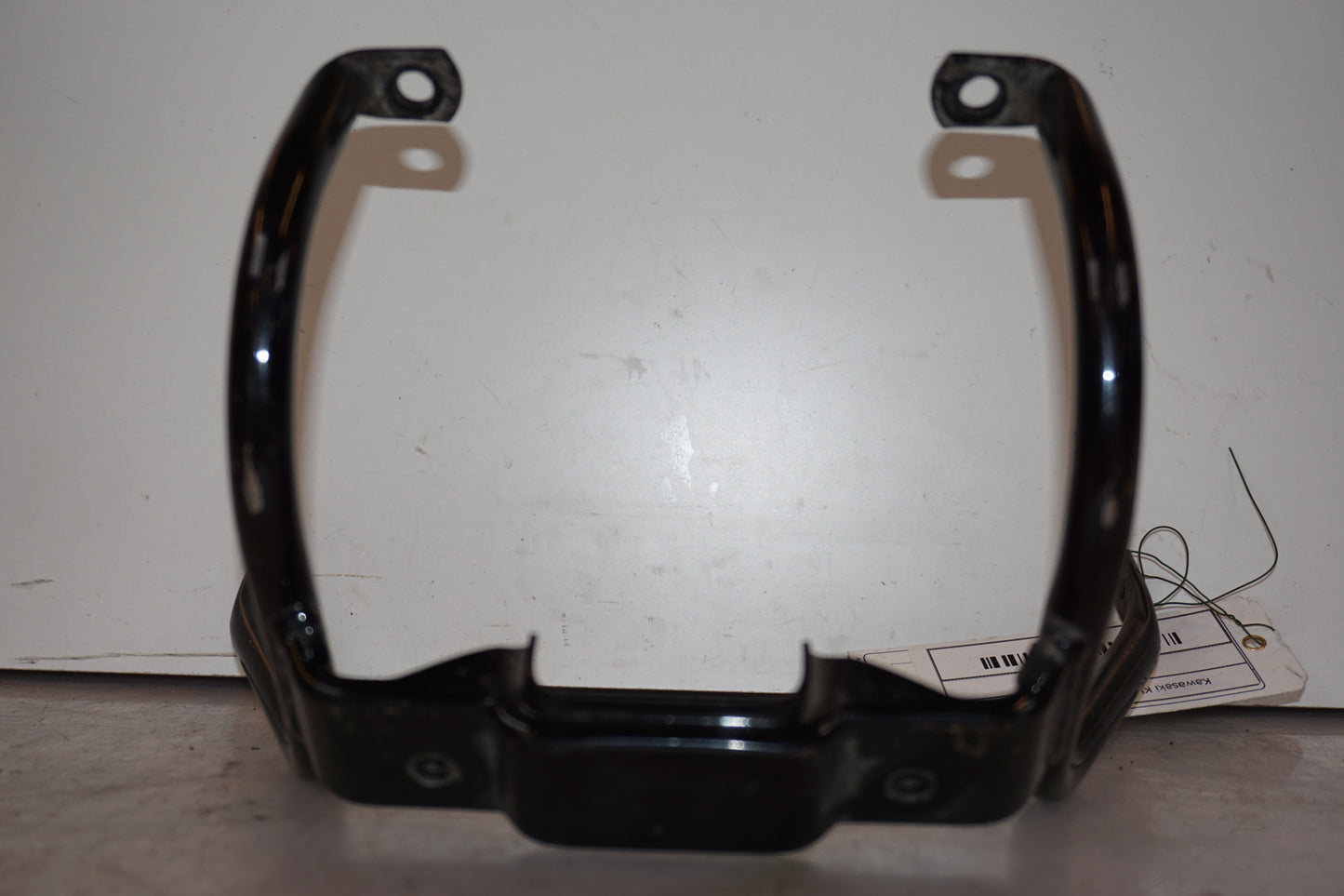 Vänster sida på Stag från en Kawasaki KLE 500 -1991 motorcykel.