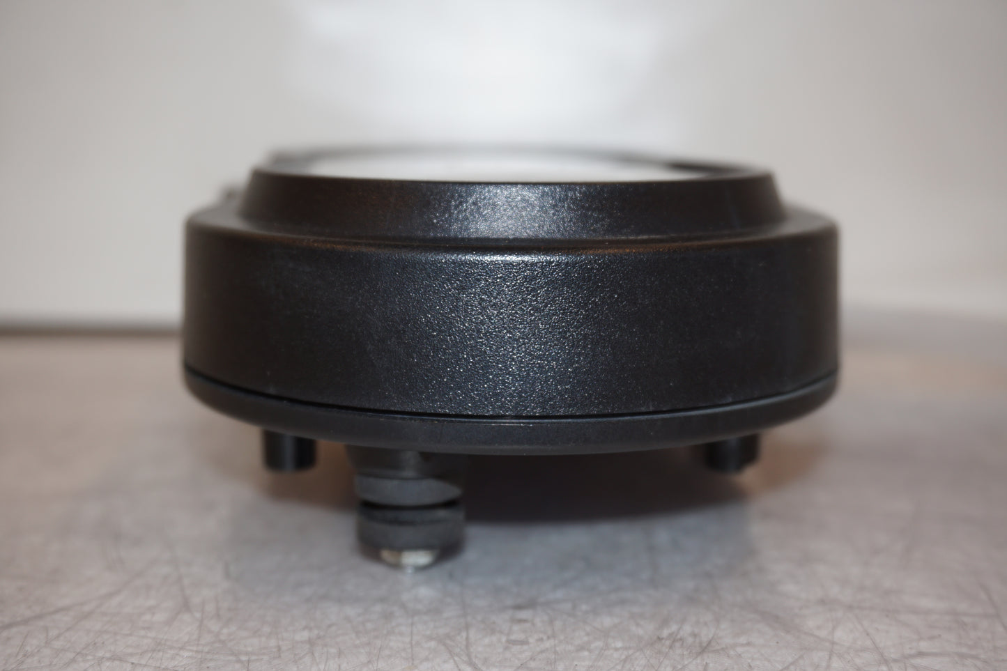 Snett uppifrån på Instrumentpanel från en Buell XB 12 -2006 motorcykel.