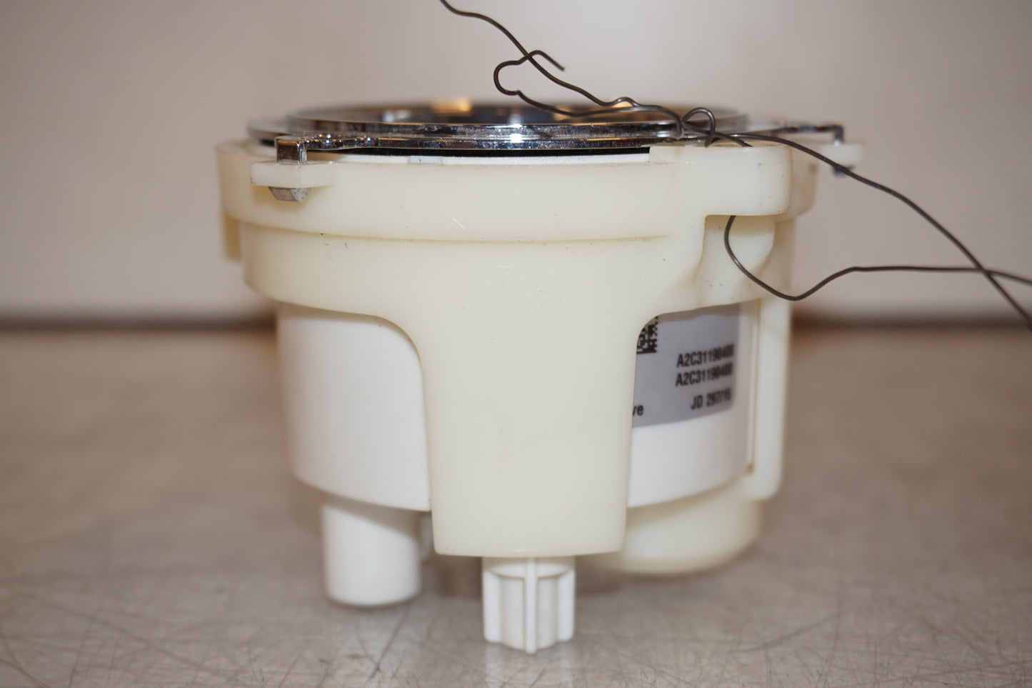 Höger sida på Voltmätare från en H-D Street Glide FLHX -2016 motorcykel.