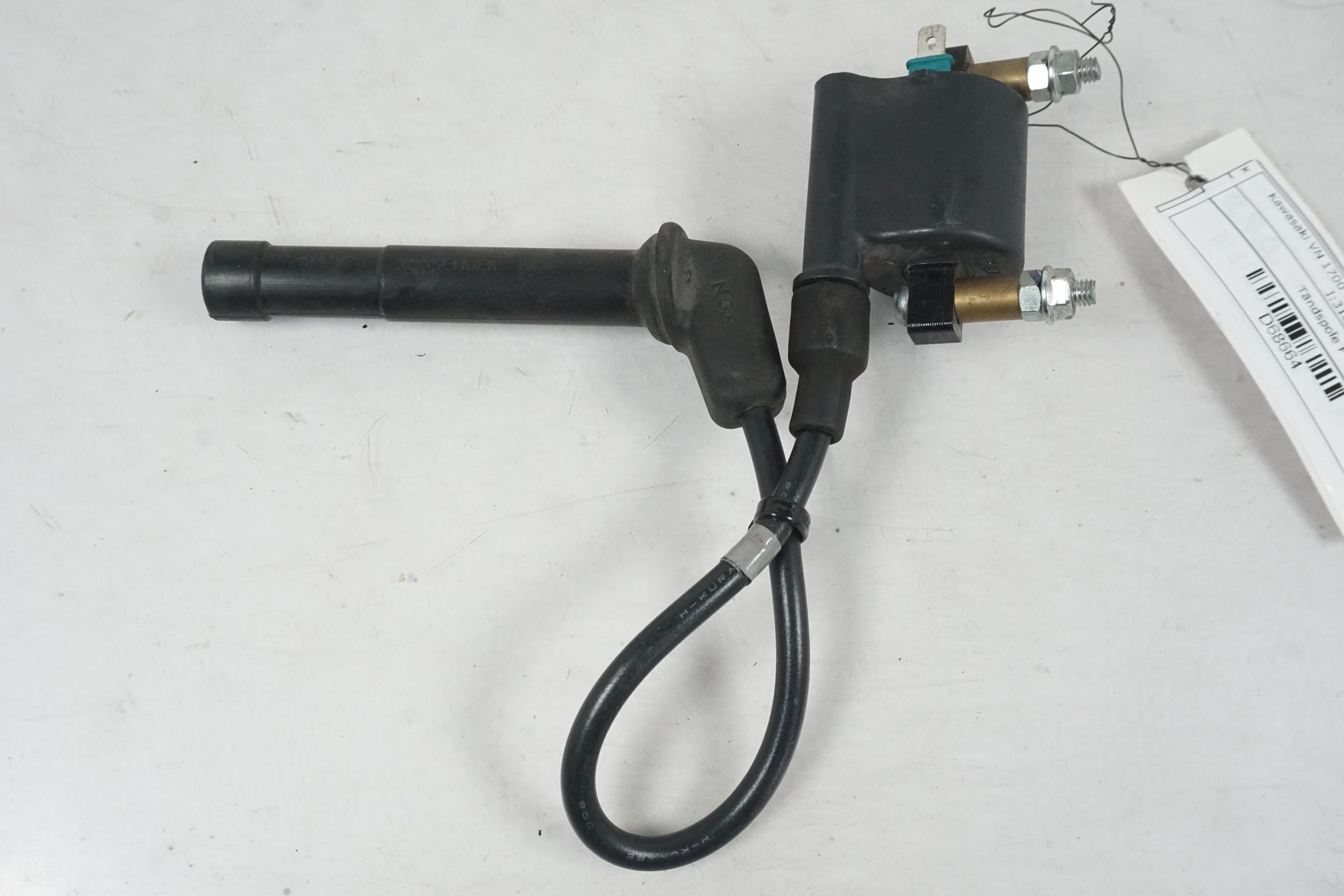 Framsidan på Tändspole från en Kawasaki VN 1700 Classic Tourer -2009 motorcykel.