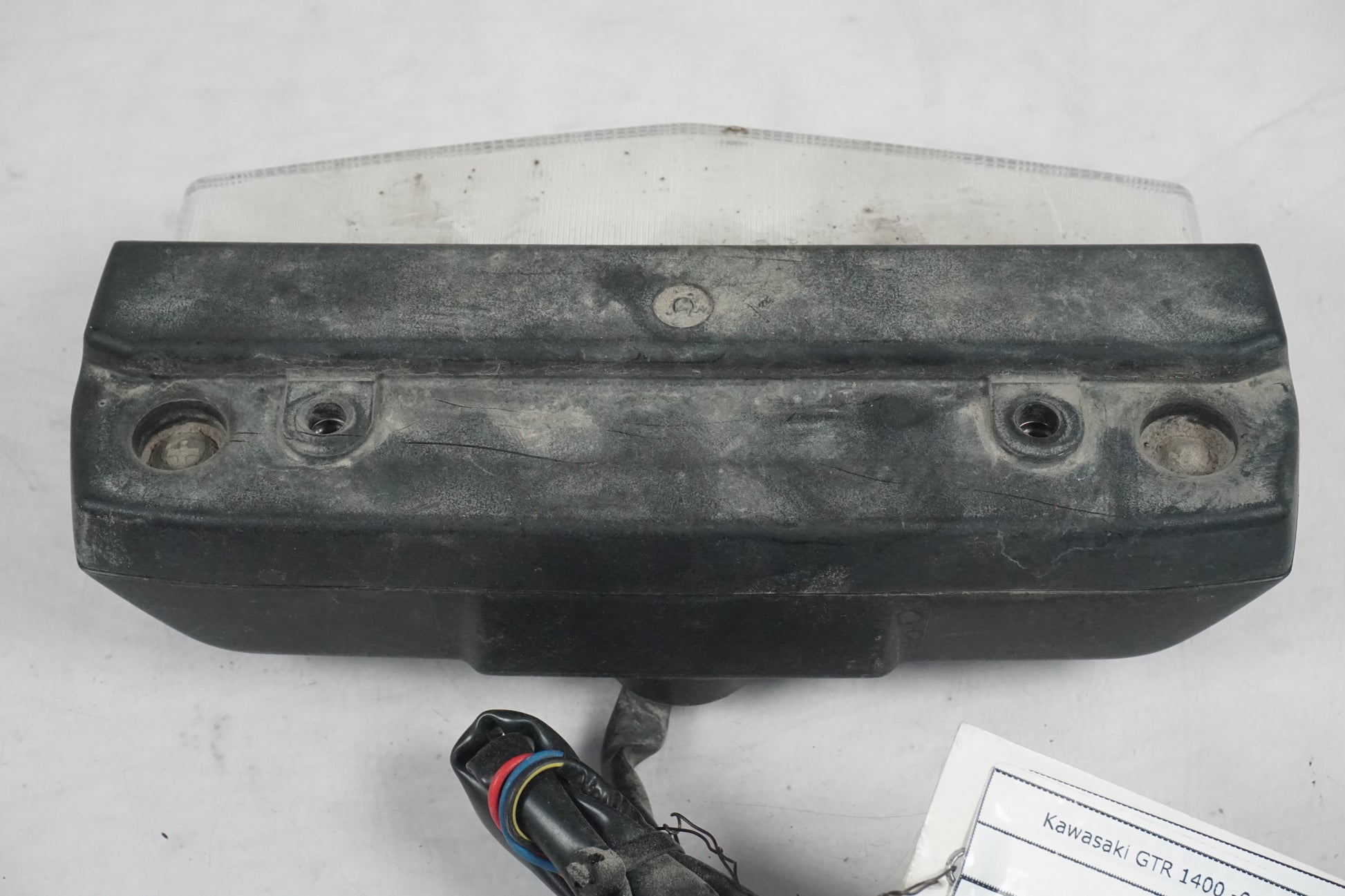 Höger sida på Baklampa från en Kawasaki GTR 1400 -2008 motorcykel.