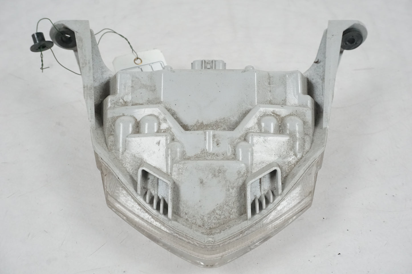 Snett uppifrån på Baklampa från en Kawasaki Z 750 -2008 motorcykel.