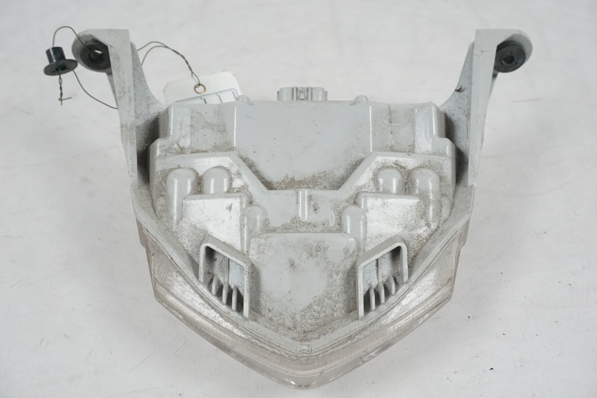 Snett uppifrån på Baklampa från en Kawasaki Z 750 -2008 motorcykel.