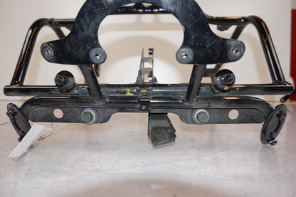 Snett uppifrån på Toppkåpstag från en Kawasaki ZR-X 1200 S -2001 motorcykel.