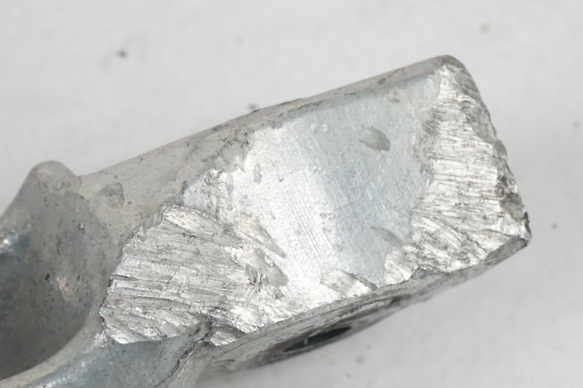 Snett uppifrån på Fotpinne från en Honda CBR 900 RR -1994 motorcykel.