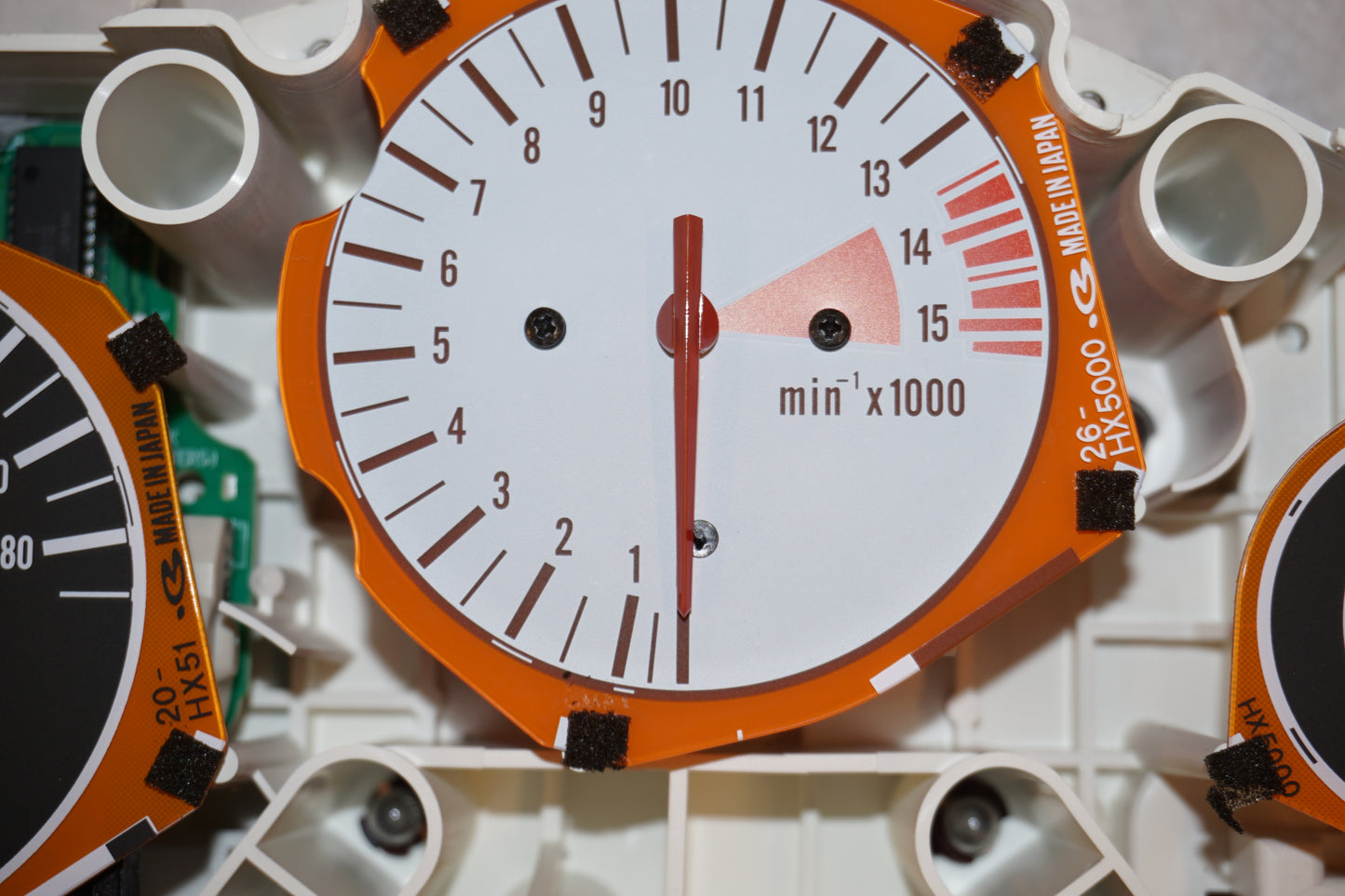 Höger sida på Instrumentpanel från en Honda CBR 600 -1998 motorcykel.