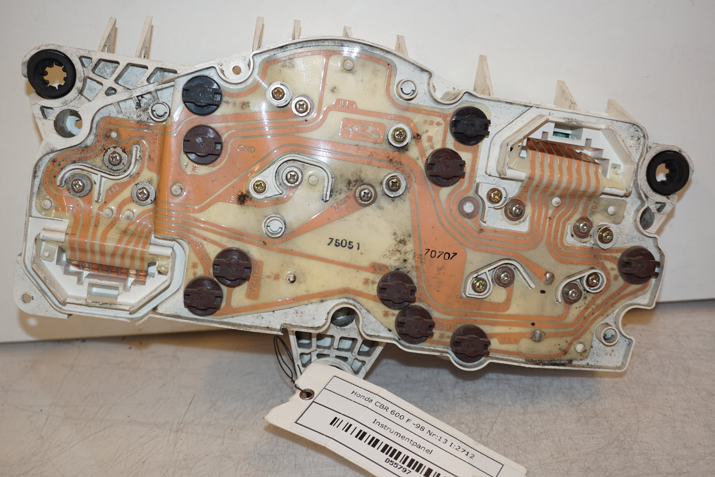 Extrabild5 på Instrumentpanel från en Honda CBR 600 -1998 motorcykel.