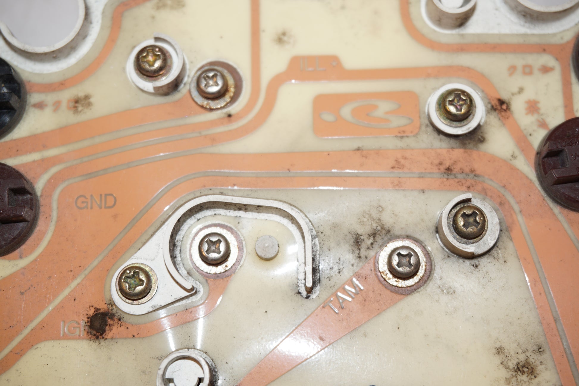 Extrabilder på Instrumentpanel från en Honda CBR 600 -1998 motorcykel.