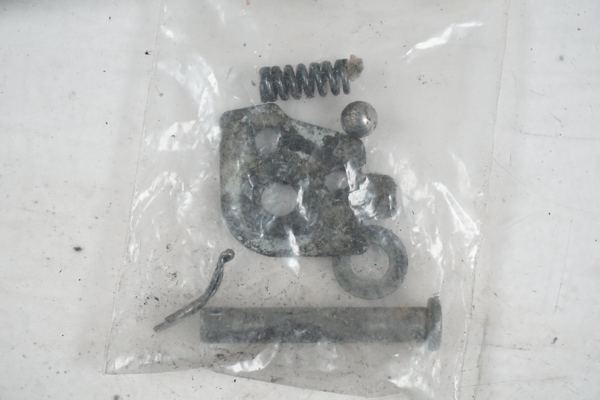 Baksidan på Fotpinne från en Honda CBR 900 RR -1998 motorcykel.