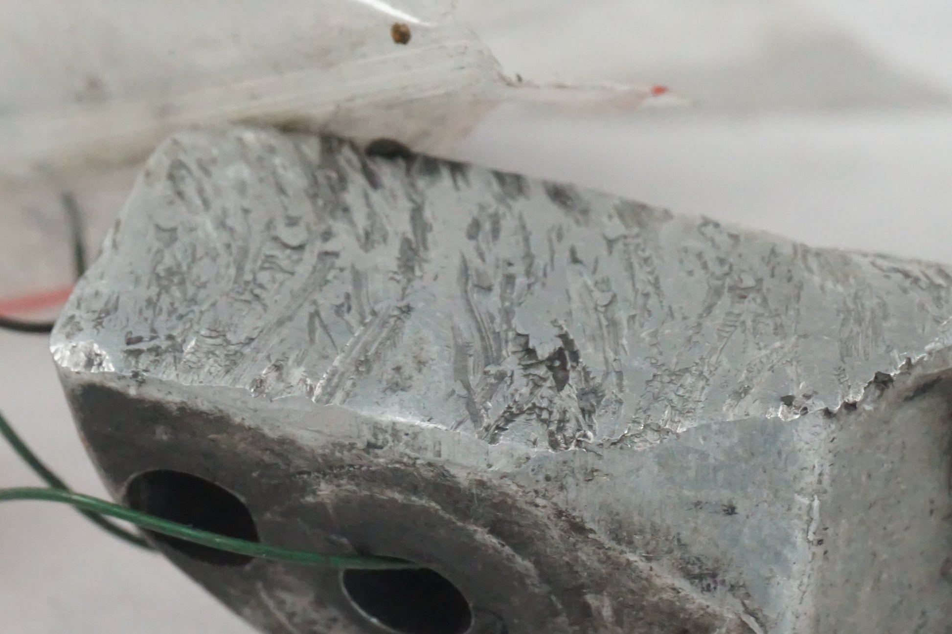 Snett uppifrån på Fotpinne från en Honda CBR 900 RR -2002 motorcykel.