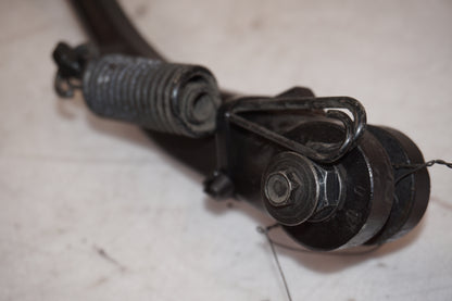 Snett uppifrån på Sidostöd från en Honda CTX 1300 -2014 motorcykel.