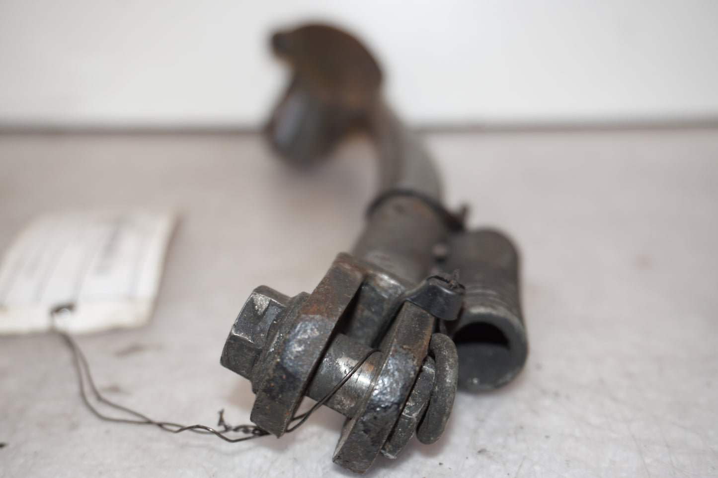 Vänster sida på Sidostöd från en Honda VF 750 C -1983 motorcykel.