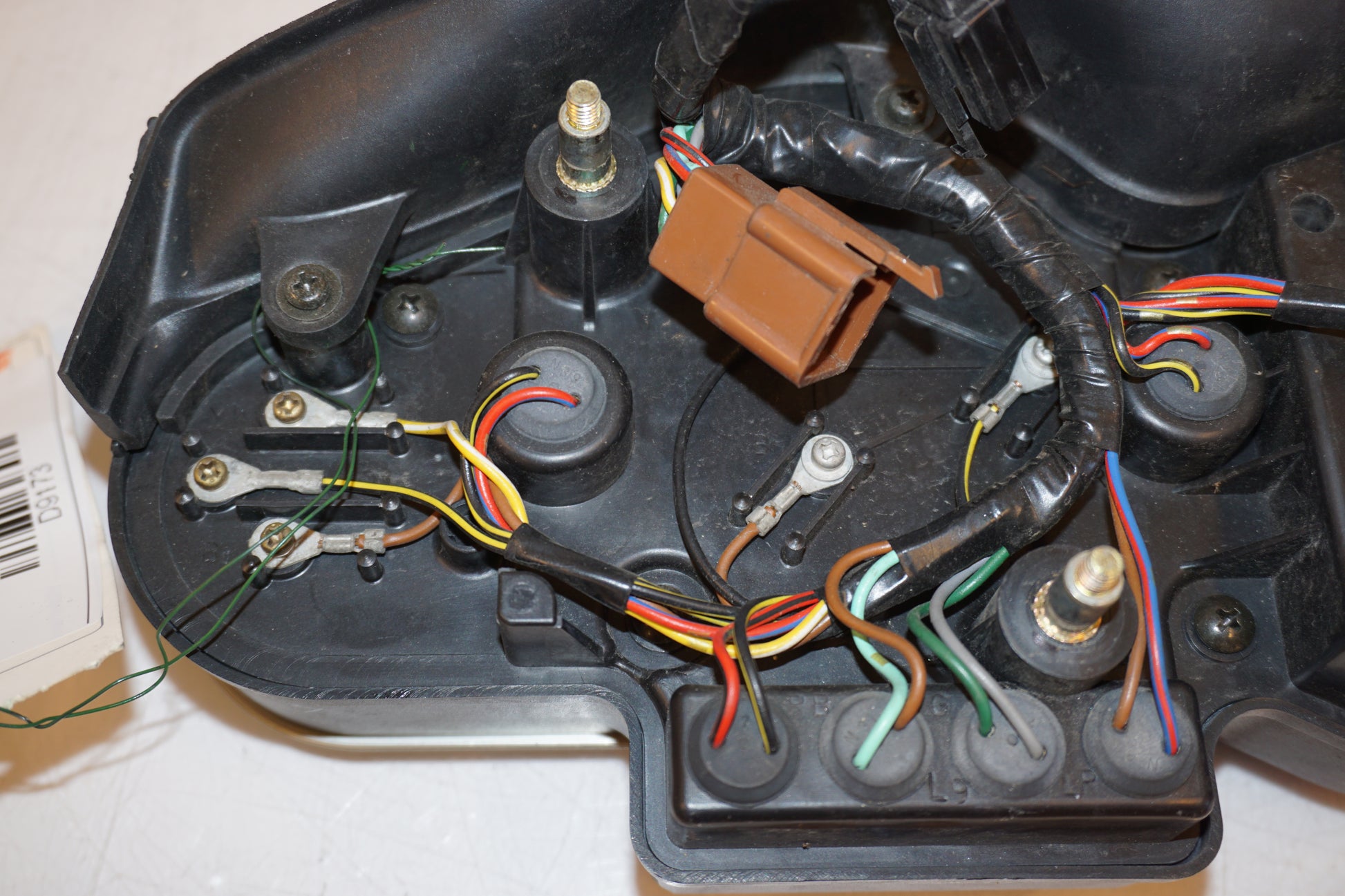 Extrabild1 på Instrumentpanel från en Kawasaki ZX-7R -1997 motorcykel.