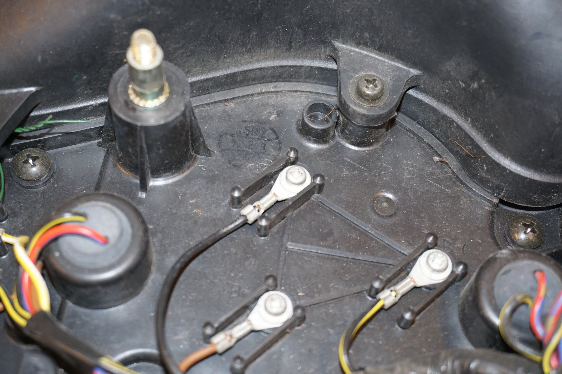 Extrabild4 på Instrumentpanel från en Kawasaki ZX-7R -1997 motorcykel.