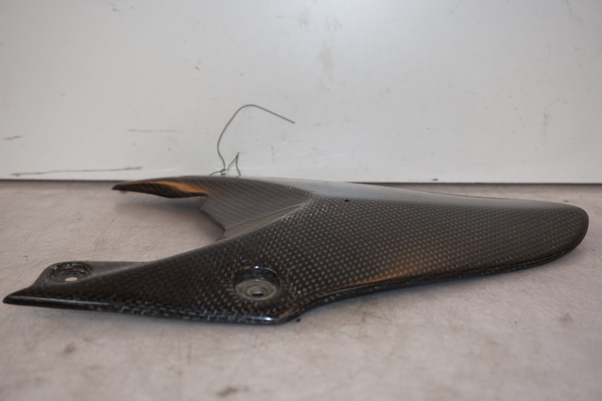 Höger sida på Svingskärm från en Triumph Daytona 675 -2010 motorcykel.