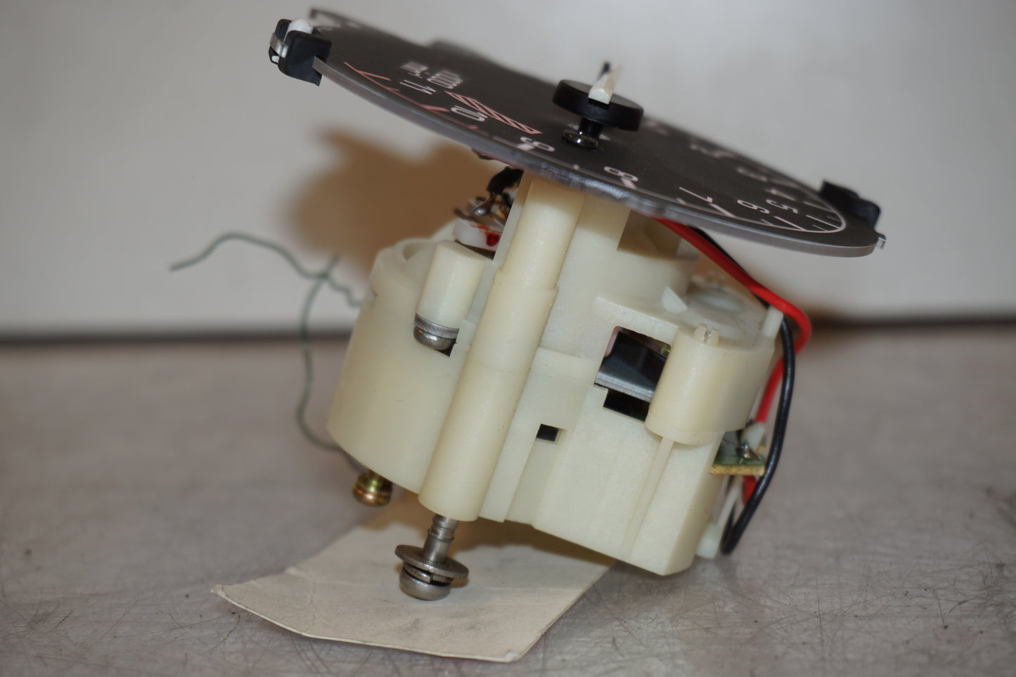 Snett uppifrån på Varvräknare från en Honda CB 750 SF -1999 motorcykel.