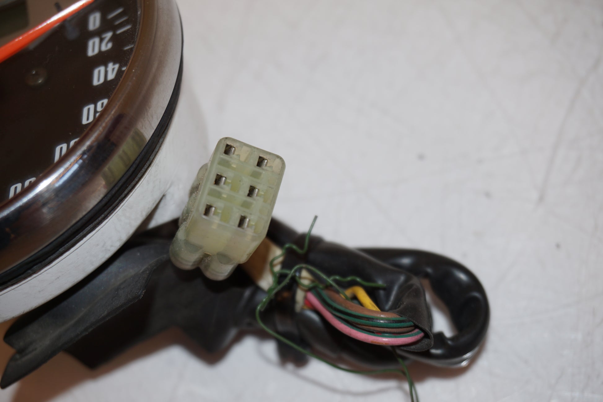 Extrabild1 på Hastighetsmätare från en Honda VTX 1800 -2002 motorcykel.