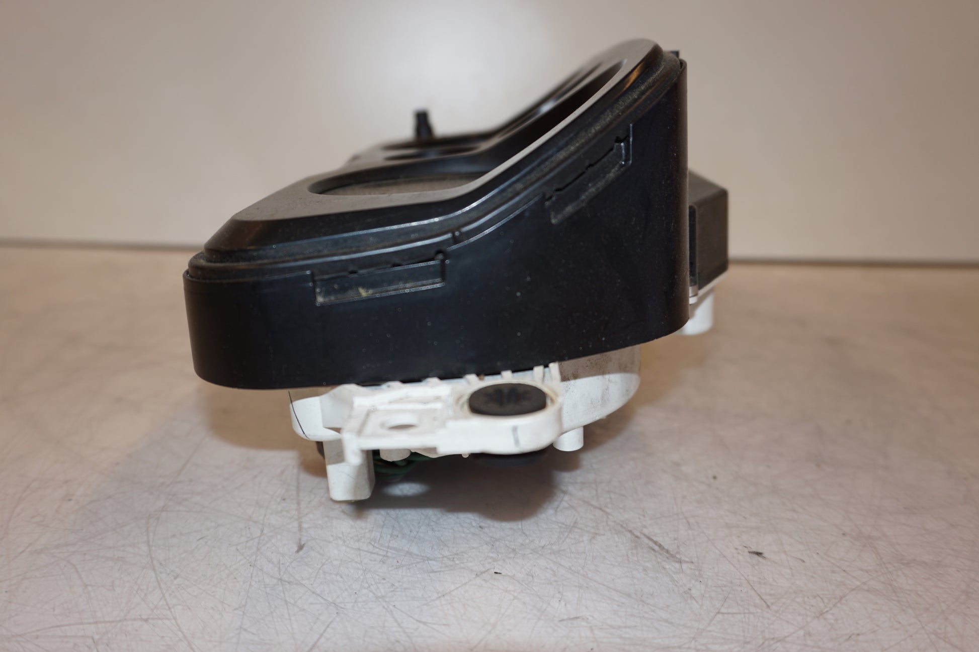 Snett uppifrån på Instrumentpanel från en Honda CBR 1000 F -1989 motorcykel.