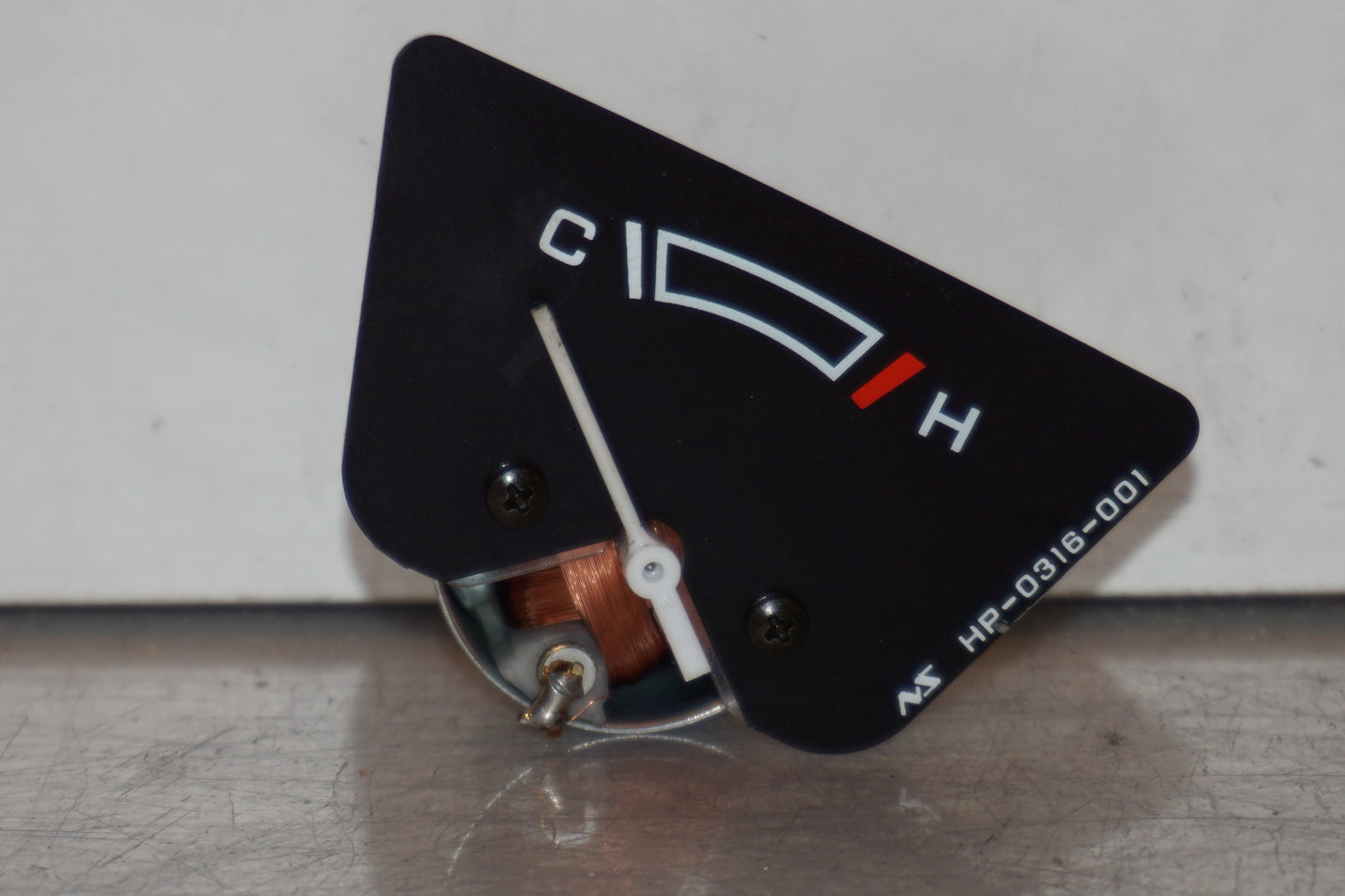 Framsidan på Temperaturmätare från en Honda XL 600 V -1995 motorcykel.