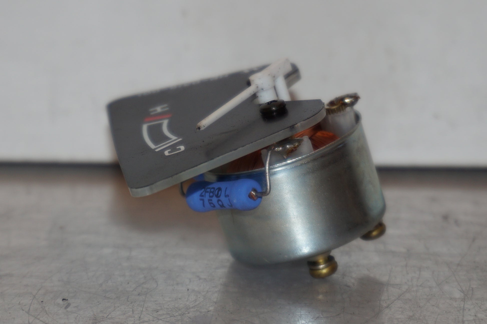 Höger sida på Temperaturmätare från en Honda XL 600 V -1995 motorcykel.