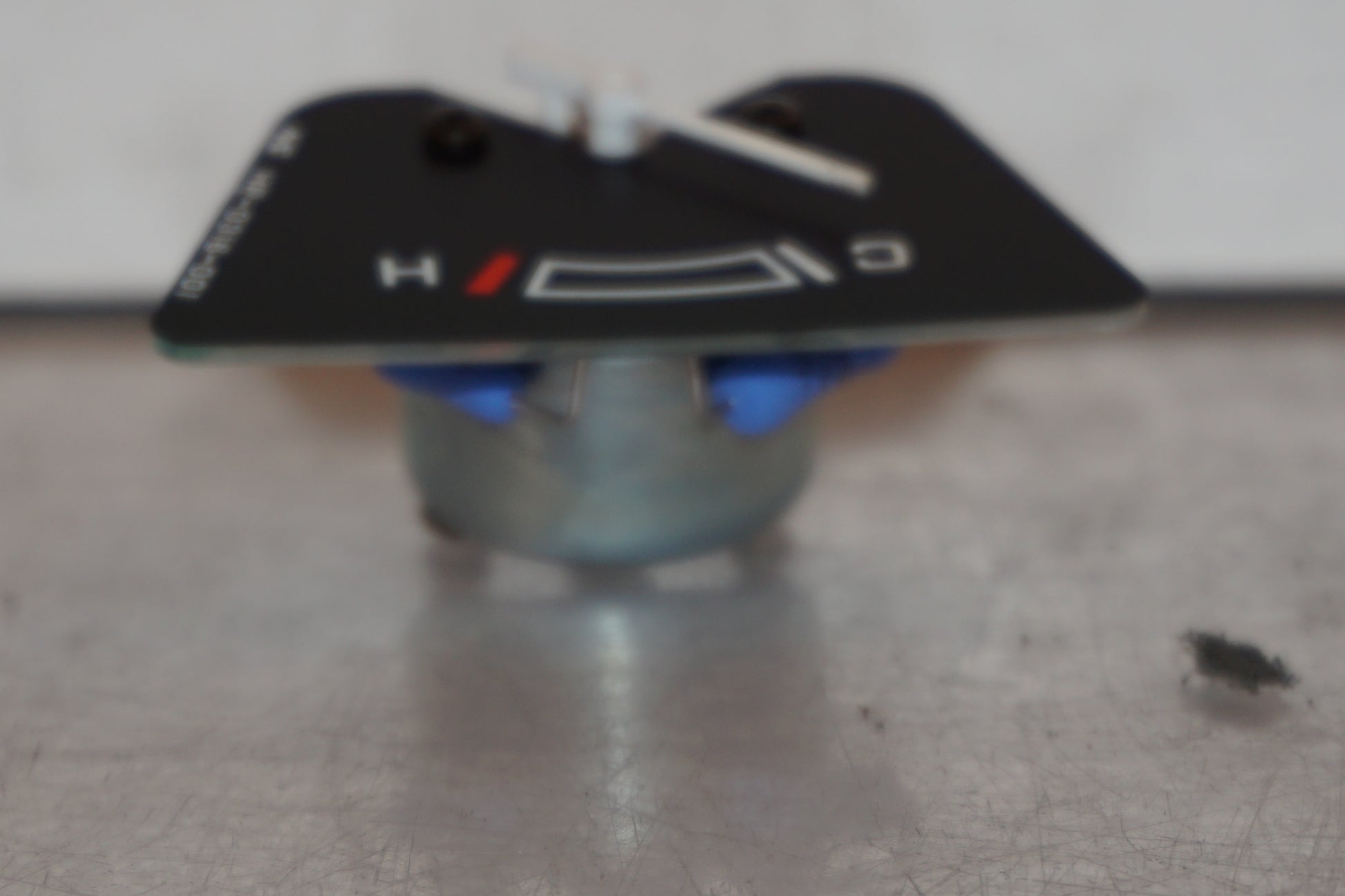 Vänster sida på Temperaturmätare från en Honda XL 600 V -1995 motorcykel.