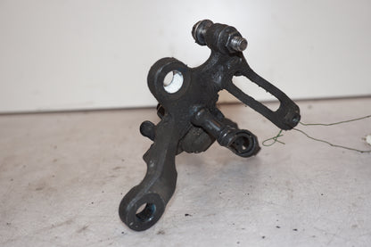 Snett nerifrån på Sidostöd från en Suzuki GSX-R 1000 -2007 motorcykel.