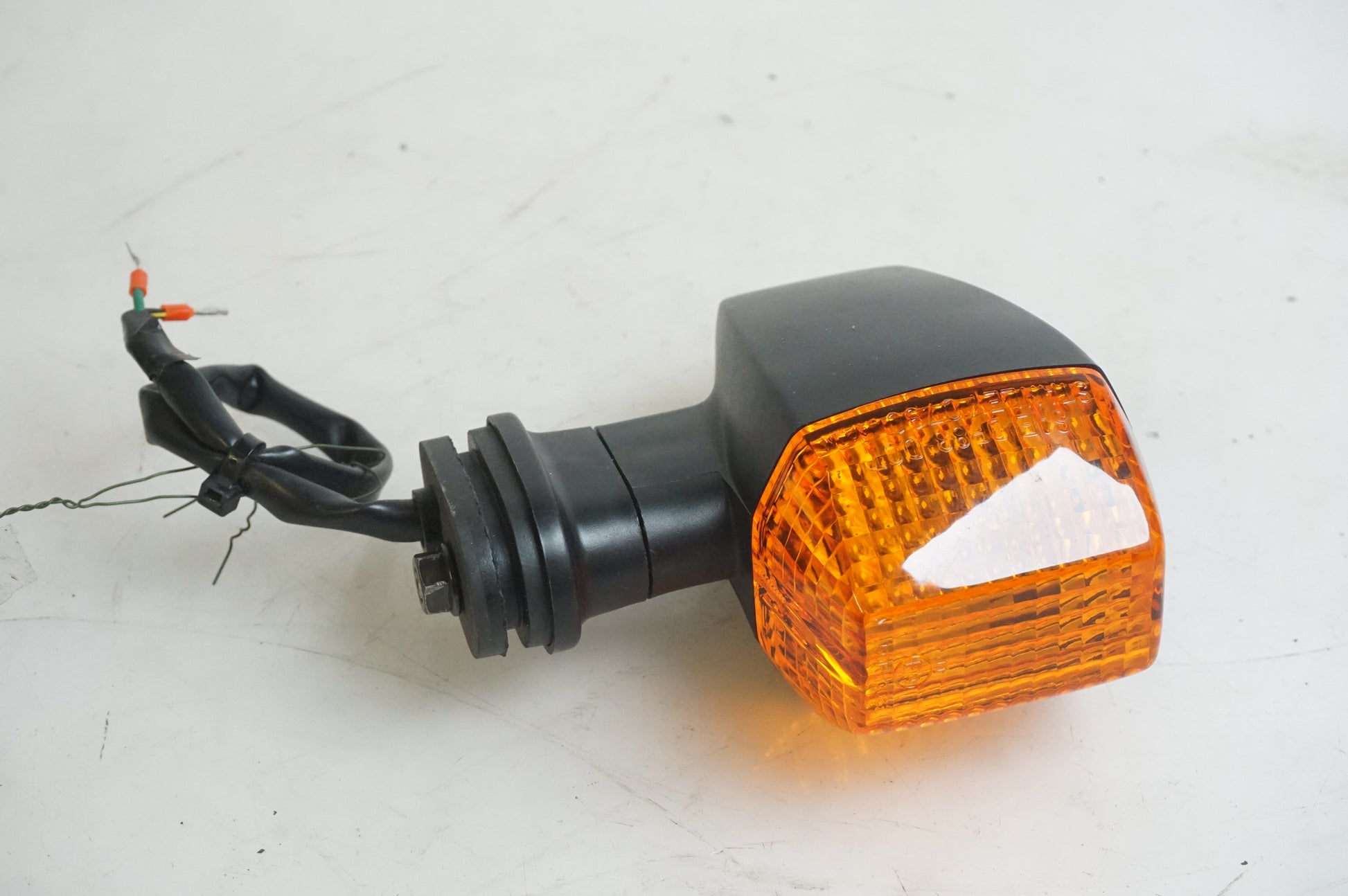 Framsidan på Blinkers från en Kawasaki ER 5 -2005 motorcykel.