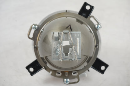 Snett uppifrån på Strålkastarprojektor från en BMW R 1100 S -2001 motorcykel.